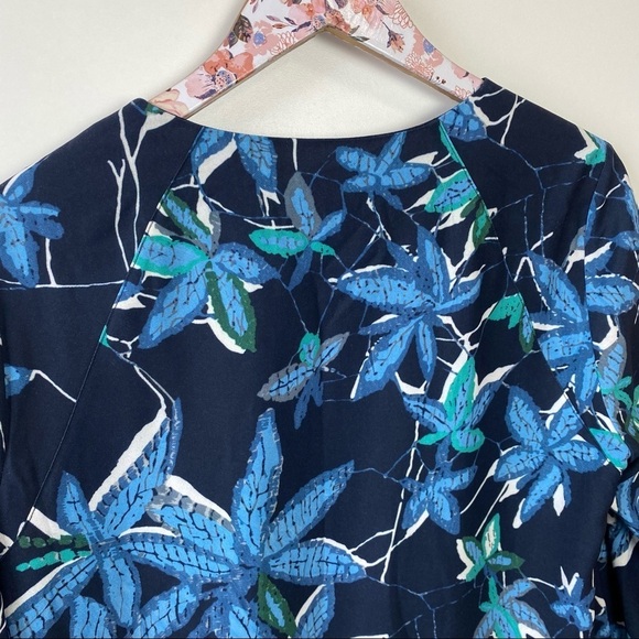 MARE MARE Blue Floral Felix Flounce Dress! Anthropologie Small - Picture 9 of 11